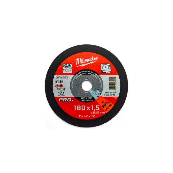 Disc abraziv MILWAUKEE 4932451489 180*1.5 pro+ Disc abraziv MILWAUKEE 4932451489 180*1.5 pro+