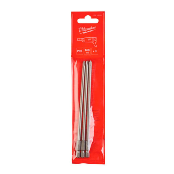 Set de biți 3 buc. PH2 148 mm MILWAUKEE (4932459393) Set de biți 3 buc. PH2 148 mm MILWAUKEE (4932459393)