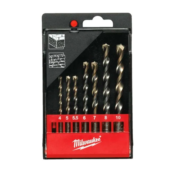 Set burghie pentru beton Milwaukee (4932480158)