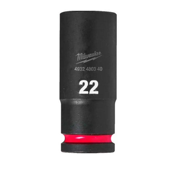 Cheie tubulară de impact prelungită Milwaukee ShW 22 mm, 1/2" (4932480340) Cheie tubulară de impact prelungită Milwaukee ShW 22 mm, 1/2" (4932480340)