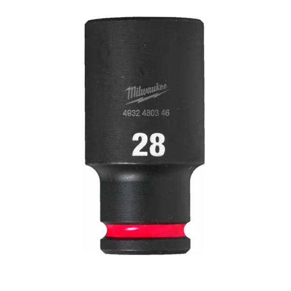 Cheie tubulară de impact prelungită Milwaukee ShW 28 mm, 1/2" (4932480346) Cheie tubulară de impact prelungită Milwaukee ShW 28 mm, 1/2" (4932480346)