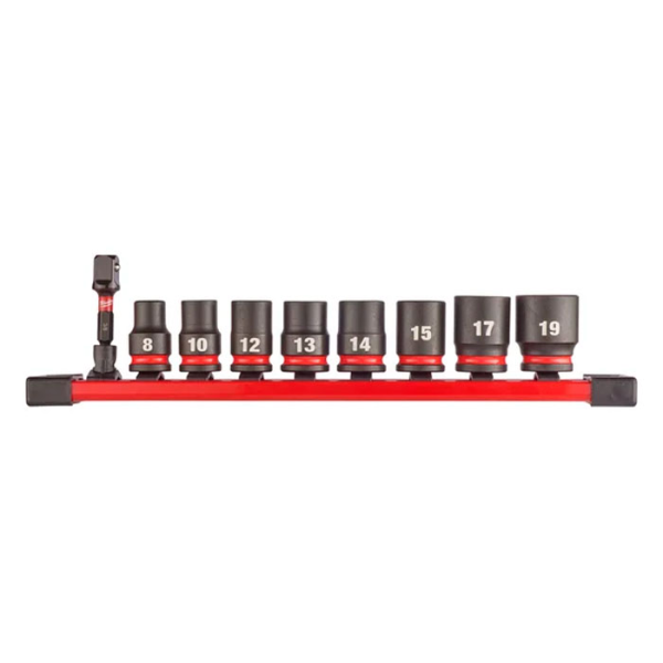 Набор головок Shockwave Socket Set (9 предметов; 3/8") Milwaukee (4932480454) Набор головок Shockwave Socket Set (9 предметов; 3/8") Milwaukee (4932480454)