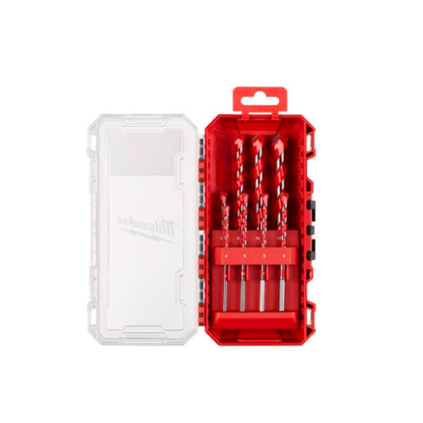 Set burghie pentru beton Milwaukee PACKOUT 4 - 12 mm HDB (4932493881)
