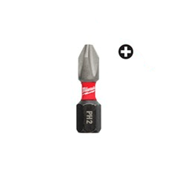 Бита Milwaukee (4932500353) ShW PH2 25mm Бита Milwaukee (4932500353) ShW PH2 25mm