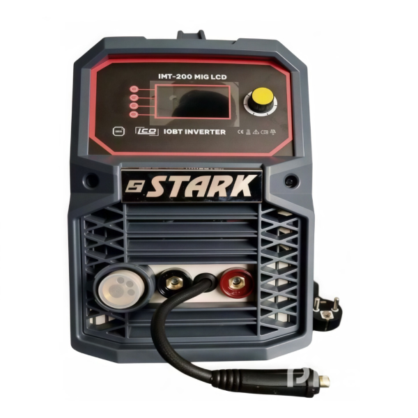 Aparatul de sudură semiautomat STARK IMT-200 MIG LCD Aparatul de sudură semiautomat STARK IMT-200 MIG LCD