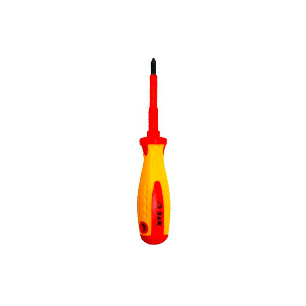 Отвертка диэлектрическая S&R PH1х75мм 1000V (250088052)