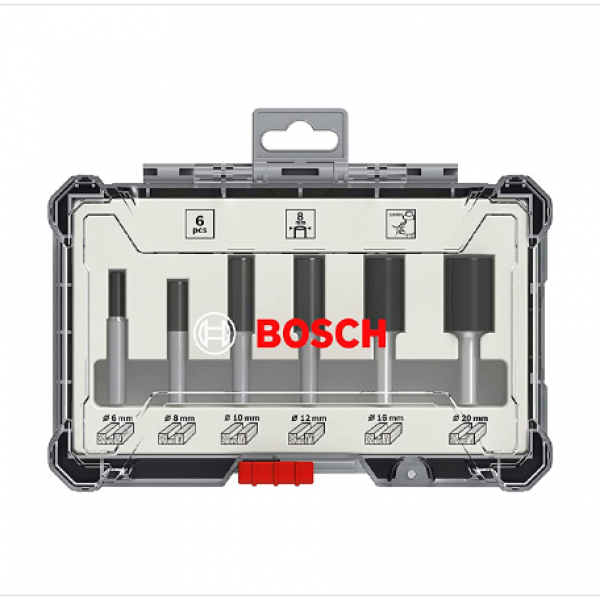 2607017466 BOSCH Set de freze 6buc 8mm