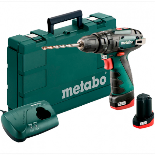 PowerMaxx SВ 2x2,0 Ач Аккумуляторная дрель и шуруповерт METABO 600385500 PowerMaxx SВ 2x2,0 Ач Аккумуляторная дрель и шуруповерт METABO 600385500