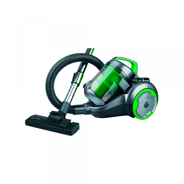 Aspirator Vitek VT-18942000 W. recipient 2,5 l. Tub telescopic. verde
