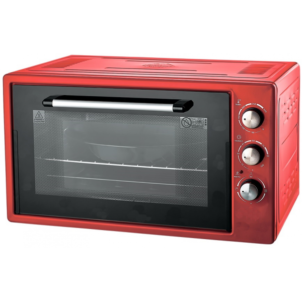 Cuptor Electric ZANETTI CE 37 RED420x509x305, 37 l, 1400 W, Timer, Grill, doua tigai, rosu, Cuptor Electric ZANETTI CE 37 RED420x509x305, 37 l, 1400 W, Timer, Grill, doua tigai, rosu,
