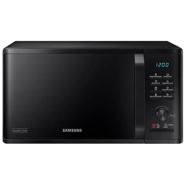 Микроволновая Печь Samsung MS23K3515AK 23 л.1150 Вт.управление электронное.БИОкерамическое покрытие..Черный