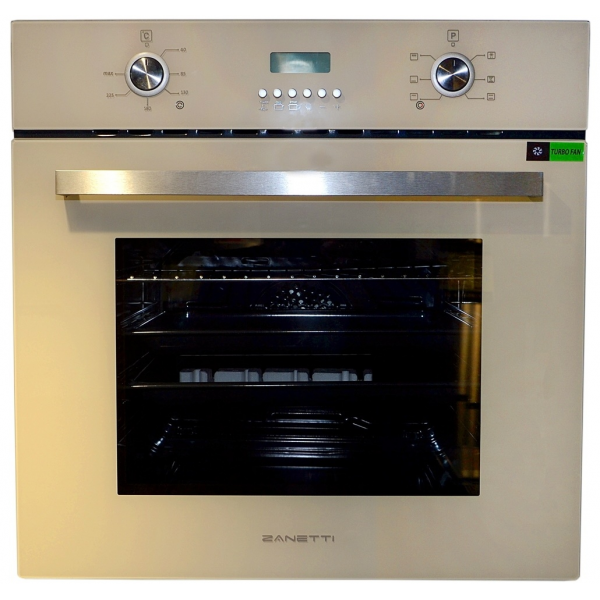 Духовка Электрическая Zanetti ZCE 60E LCD CREME Число режимов 6, LCD Таймер,Гриль,Конвекция,меканика, CREM. цвет
