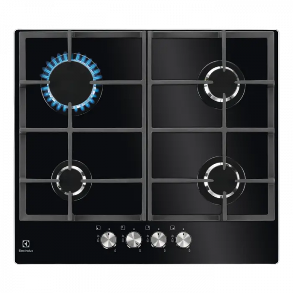 Arzatoare aragaz Electrolux KGG6426K4. Controlul gazelor. Grătar din fontă. Panou de control în față. Aprindere electrică. Sticlă călită. Negru Arzatoare aragaz Electrolux KGG6426K4. Controlul gazelor. Grătar din fontă. Panou de control în față. Aprindere electrică. Sticlă călită. Negru