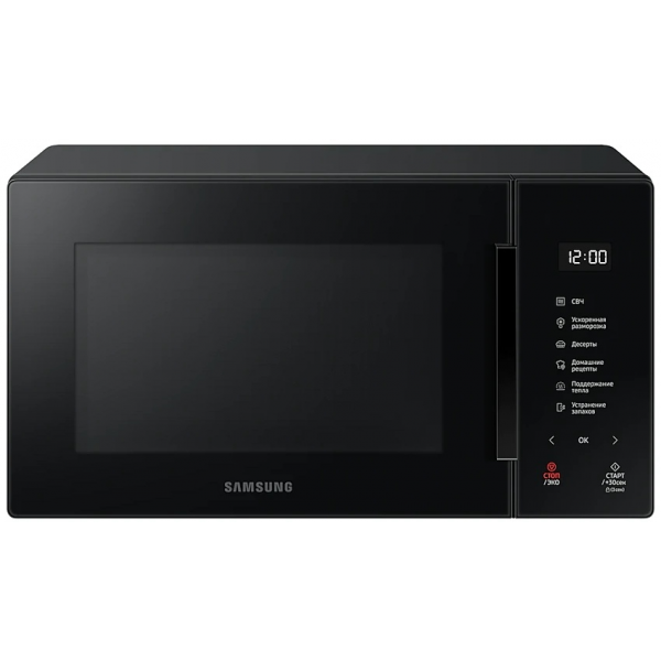 Микроволновая Печь Samsung MS23T5018AK/BW 23 л.800 Вт.управление Сенсорные.LED.БИОкерамическое покрытие.Черный.