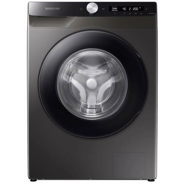 Стиральная Машина Samsung WW80T504DAXAS7(ВхШхГ) 85x60x55.A+++ .8 кг.1400 об/мин.инверторный мотор.Цвет люка Чёрный.WiFi .серый.
