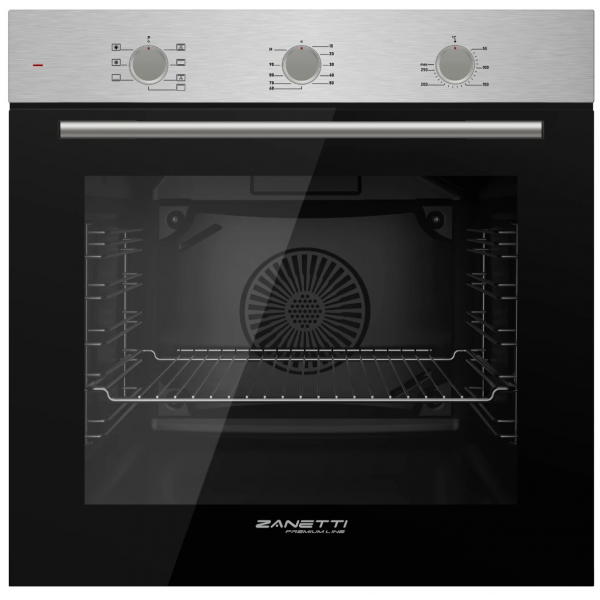 Духовка Электрическая Zanetti ZCE 634 INOX Число режимов 6, 76л,Гриль.механический Таймер,Конвекция, цвет.Inox Духовка Электрическая Zanetti ZCE 634 INOX Число режимов 6, 76л,Гриль.механический Таймер,Конвекция, цвет.Inox