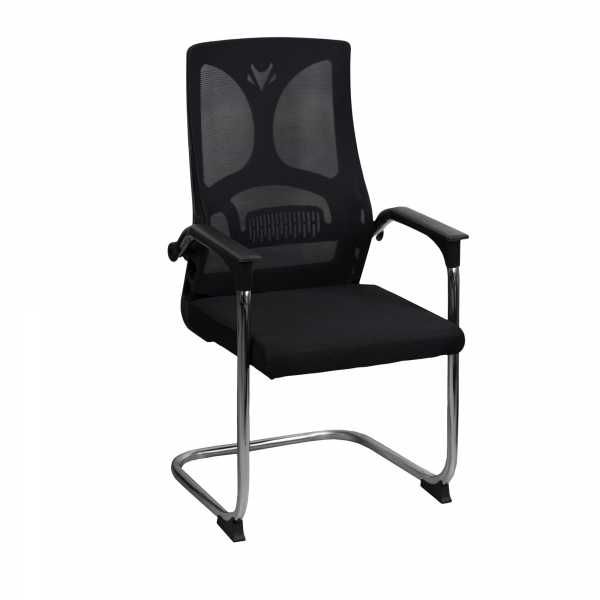 Scaun Birou Saros Black+Chrome Scaun Birou Saros Black+Chrome