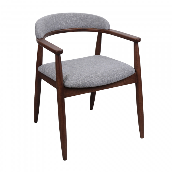 Scaun Midas Light Grey (SD207-6) + WALNUT 5544 Scaun Midas Light Grey (SD207-6) + WALNUT 5544