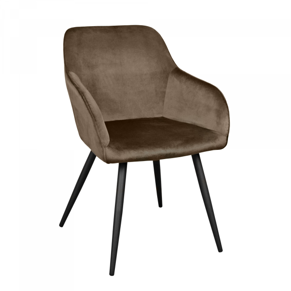 Scaun Airis Catifea Brown HLR49+Black Legs Scaun Airis Catifea Brown HLR49+Black Legs