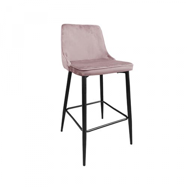 Барный Стул Clasic Pudra HLR-25+Black Legs