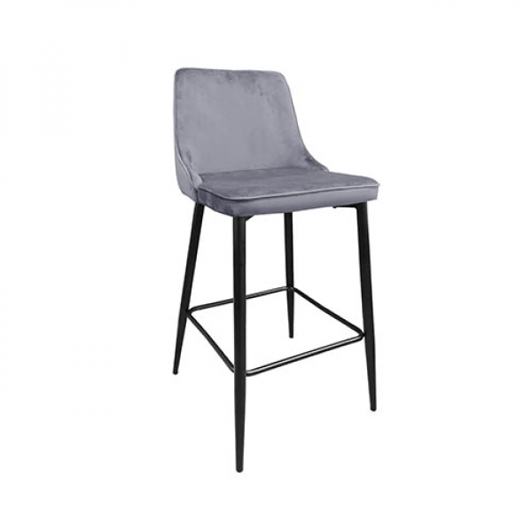 Барный Стул Clasic Grey HLR 23 +Black Legs