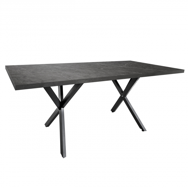 Стол Nora Black Marble 180×90