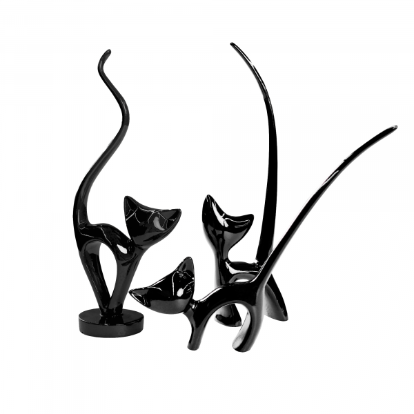 Набор Deco Pisici Black 3 pcs