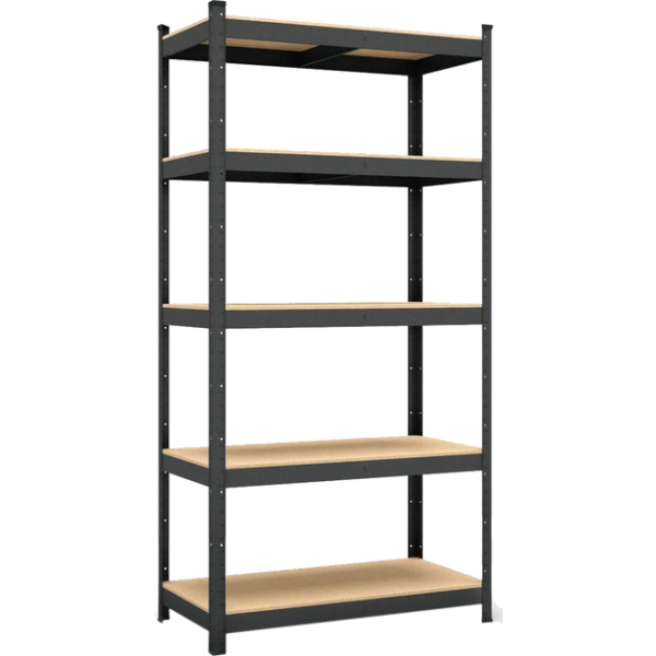 Raft metalic de depozitare Nex Budget 1800x900x400 mm, 5 rafturi MDF, antracit Raft metalic de depozitare Nex Budget 1800x900x400 mm, 5 rafturi MDF, antracit