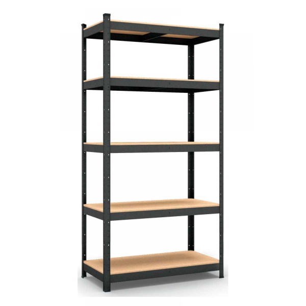 Raft metalic de depozitare Nex Budget 2000x1000x400 mm, 5 rafturi MDF, antracit Raft metalic de depozitare Nex Budget 2000x1000x400 mm, 5 rafturi MDF, antracit