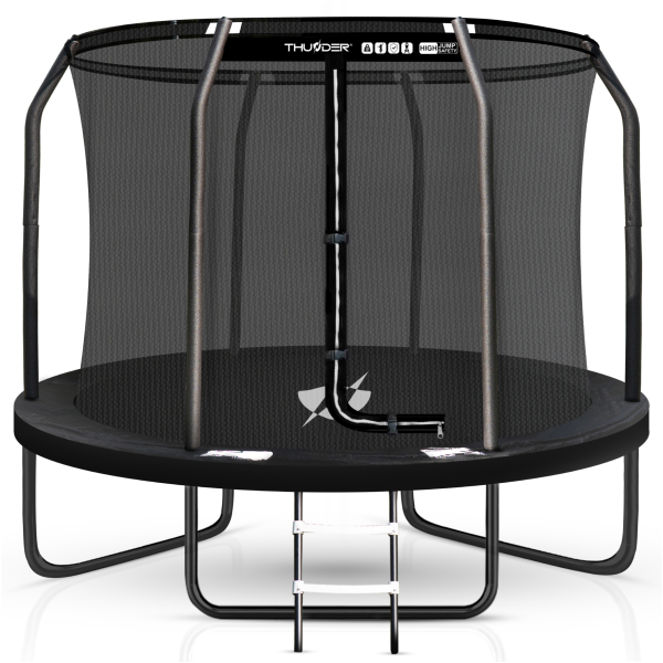 Детский садовый батут THUNDER Inside Elite 8FT (244 см) Черный Детский садовый батут THUNDER Inside Elite 8FT (244 см) Черный