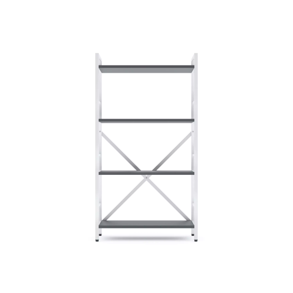 Raft metalic Nex Loft 1100x600x240 mm, 4 rafturi, PAL, White/ Anthracite Raft metalic Nex Loft 1100x600x240 mm, 4 rafturi, PAL, White/ Anthracite