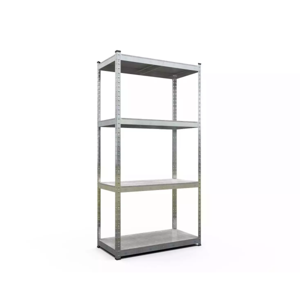 Raft metalic de depozitare Nex Budget 1600x800x300 mm, 4 rafturi metal, galvanizat Raft metalic de depozitare Nex Budget 1600x800x300 mm, 4 rafturi metal, galvanizat