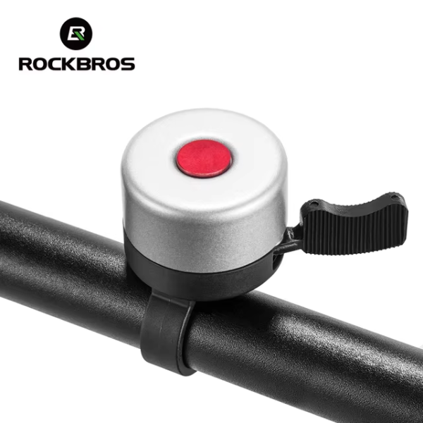 Звонок для велосипеда ROCKBROS Простый, серебристый - 2018-1BS Звонок для велосипеда ROCKBROS Простый, серебристый - 2018-1BS