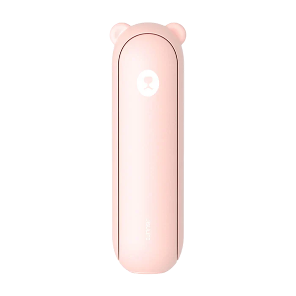 Ventilator portabil de mina JISULIFE F8 Plus, autonomie 11-46h, baterie 4500mAh, 3 viteze, Roz Ventilator portabil de mina JISULIFE F8 Plus, autonomie 11-46h, baterie 4500mAh, 3 viteze, Roz