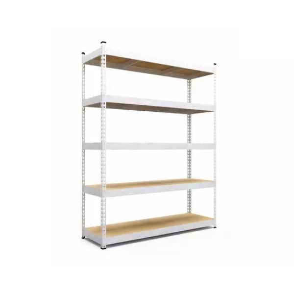 Raft metalic de depozitare Nex Titan 2160x1200x800 mm, 5 rafturi MDF, galvanizat Raft metalic de depozitare Nex Titan 2160x1200x800 mm, 5 rafturi MDF, galvanizat