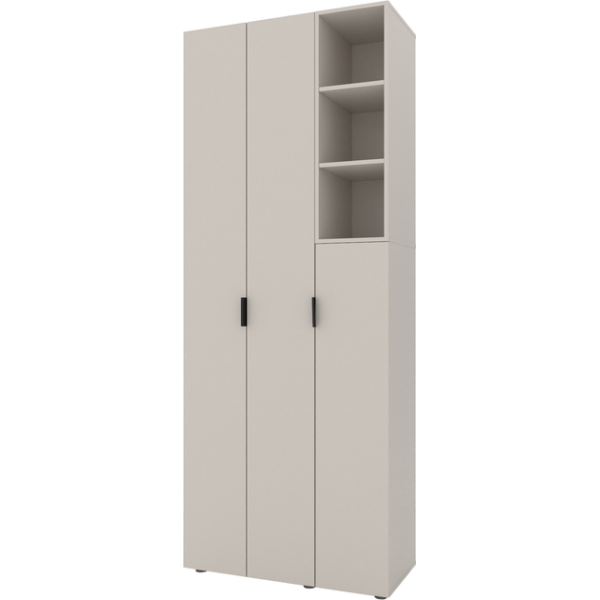 Шкаф с распашными дверями Nex Home A003R, 900x420x2300 мм, Cashmere Шкаф с распашными дверями Nex Home A003R, 900x420x2300 мм, Cashmere