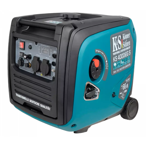 Генератор-бенз-LPG.инвертор 4kW/230V/223сm3/40kg/Man.Slient.AVR.K&S