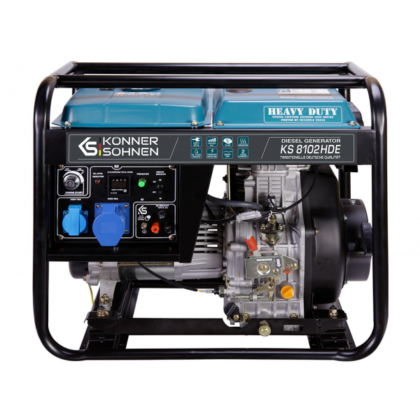 Generator pe motorina 6.5kW/230-400V/456cm3/117kg/Man/elec.AVR.K&S