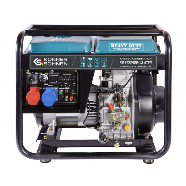 Generator pe motorina 7kW/230-400V/498cm3/122kg/Man/elec.AVR.K&S
