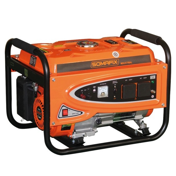 Генератор-бенз.2.8kW/230V/196сm3/43kg/Man.Somafix