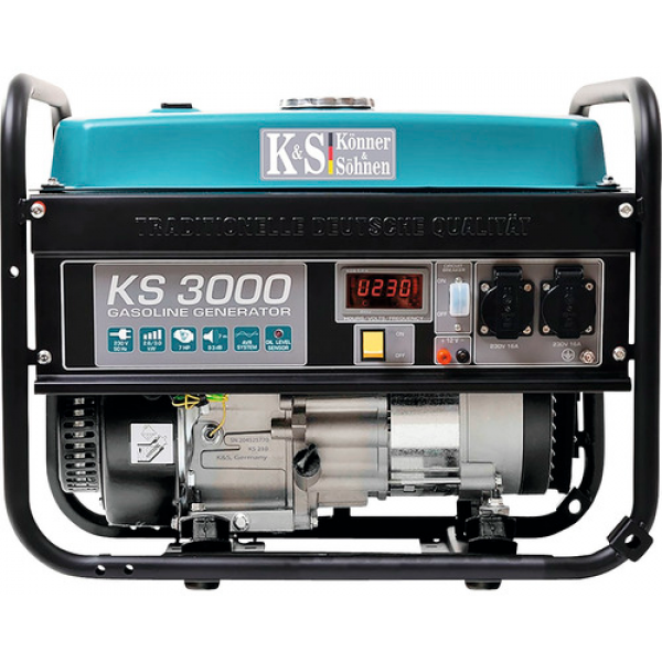 Генератор-бенз.3kW/230V/208сm3/47kg/Man.AVR.K&S