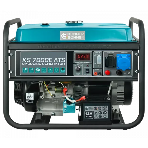 Генератор-бенз.5.5kW/230-400V/389сm3/77kg/Man/eleс/auto.AVR.ATS.K&S