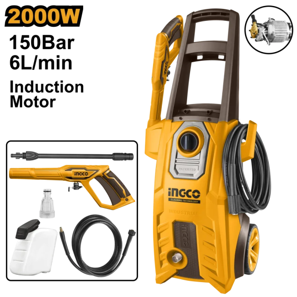 Набор из 3 аккумуляторных инструментов 2x2.0Ah INDUSTRIAL INGCO COSLI250182