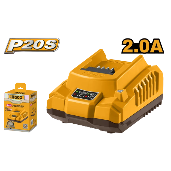 Набор из 3 аккумуляторных инструментов 2x2.0Ah INDUSTRIAL INGCO COSLI250182