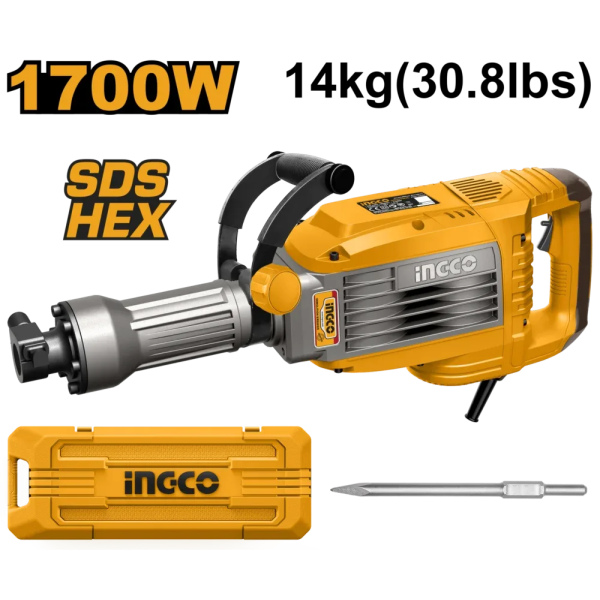Отбойный молоток INDUSTRIAL 1300W INGCO PDB130018