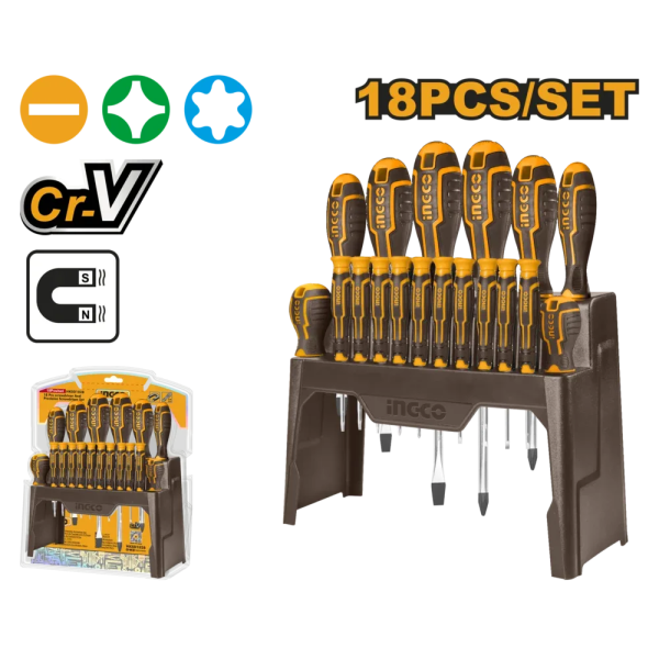 Комплект отверток 18 шт INGCO HKSD1828 Комплект отверток 18 шт INGCO HKSD1828