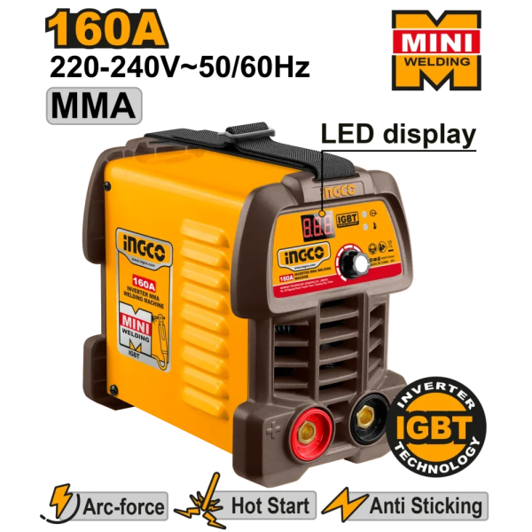 Сварочный аппарат160A INGCO ING-MMA16049 Сварочный аппарат160A INGCO ING-MMA16049