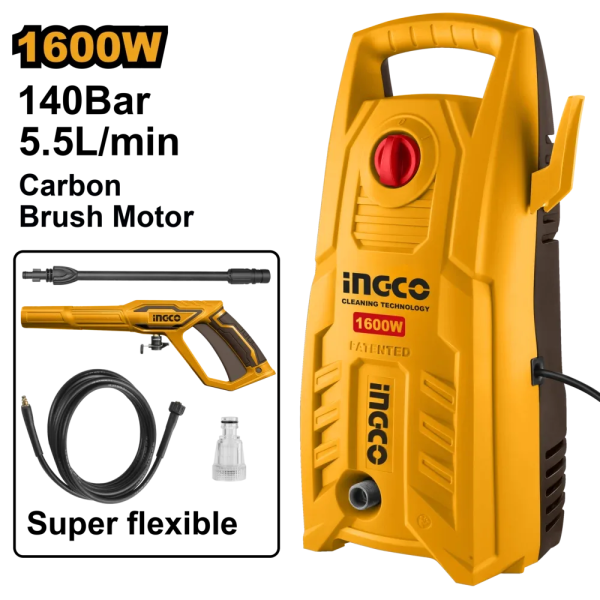 Мойка высокого давления 1600W INGCO HPWR16008 Мойка высокого давления 1600W INGCO HPWR16008