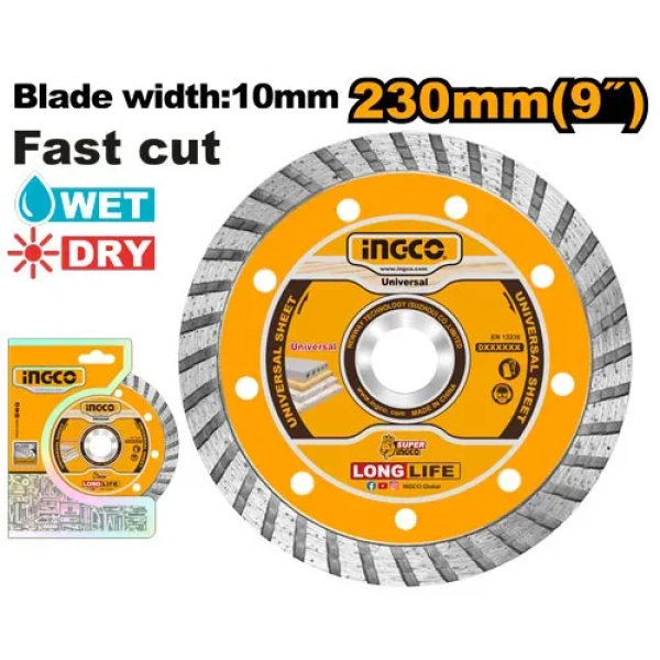 Диск алмазный 230mm INGCO DMD032302
