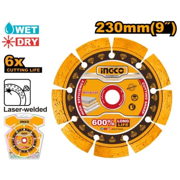 Диск алмазный 230мм INGCO DMD072301